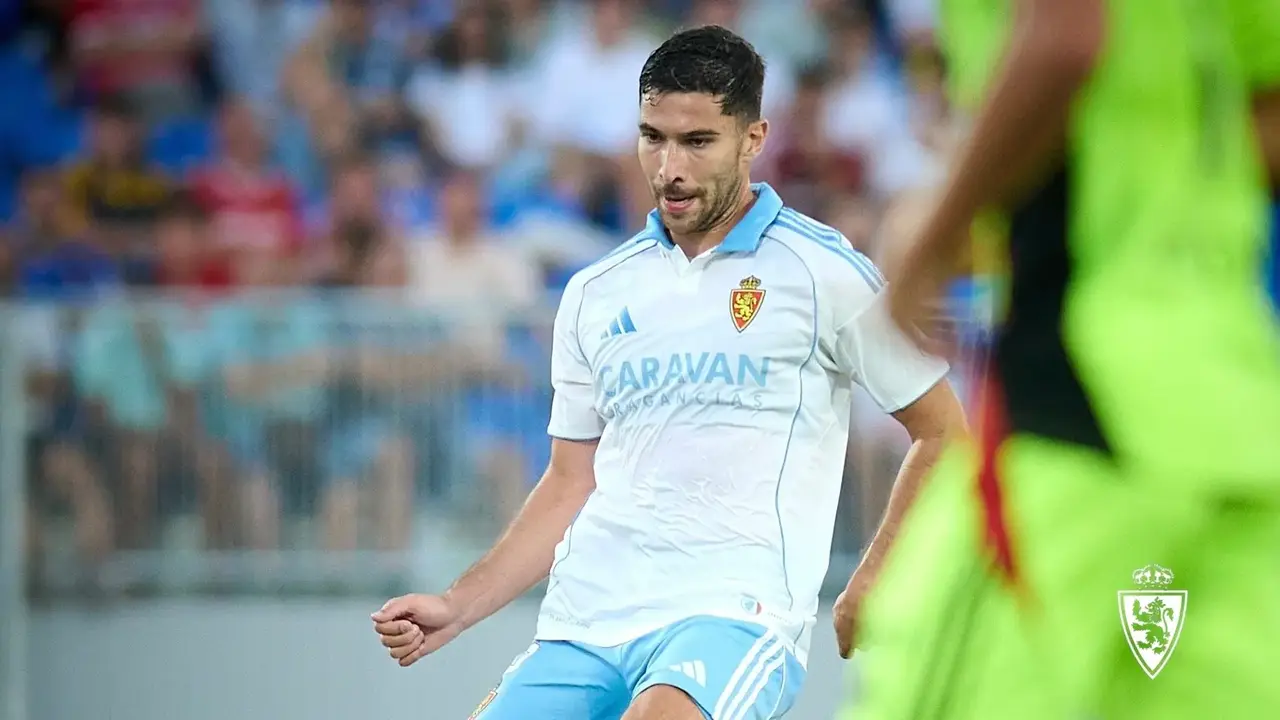 Tachi durante un partido con el Real Zaragoza / RZ