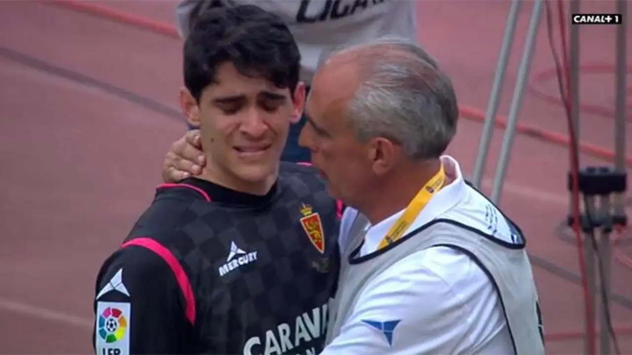 Yassine Bono con el Real Zaragoza