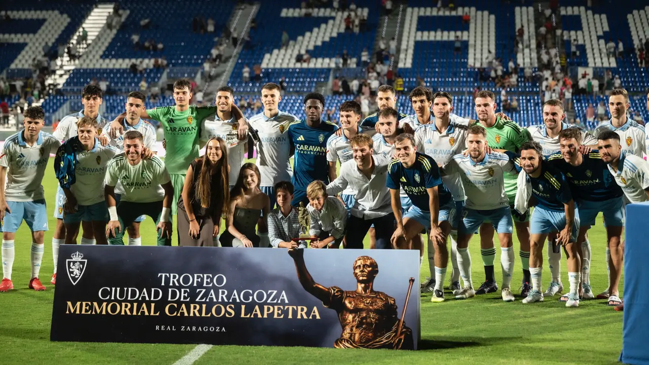 Mejores im&aacute;genes del Real Zaragoza - SD Huesca en el Memorial Carlos Lapetra / Marcos Cebri&aacute;n