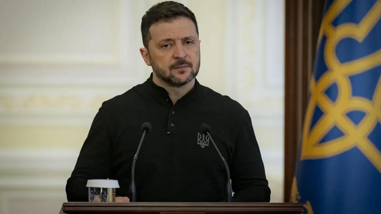 El presidente ucraniano, Volodimir Zelenski