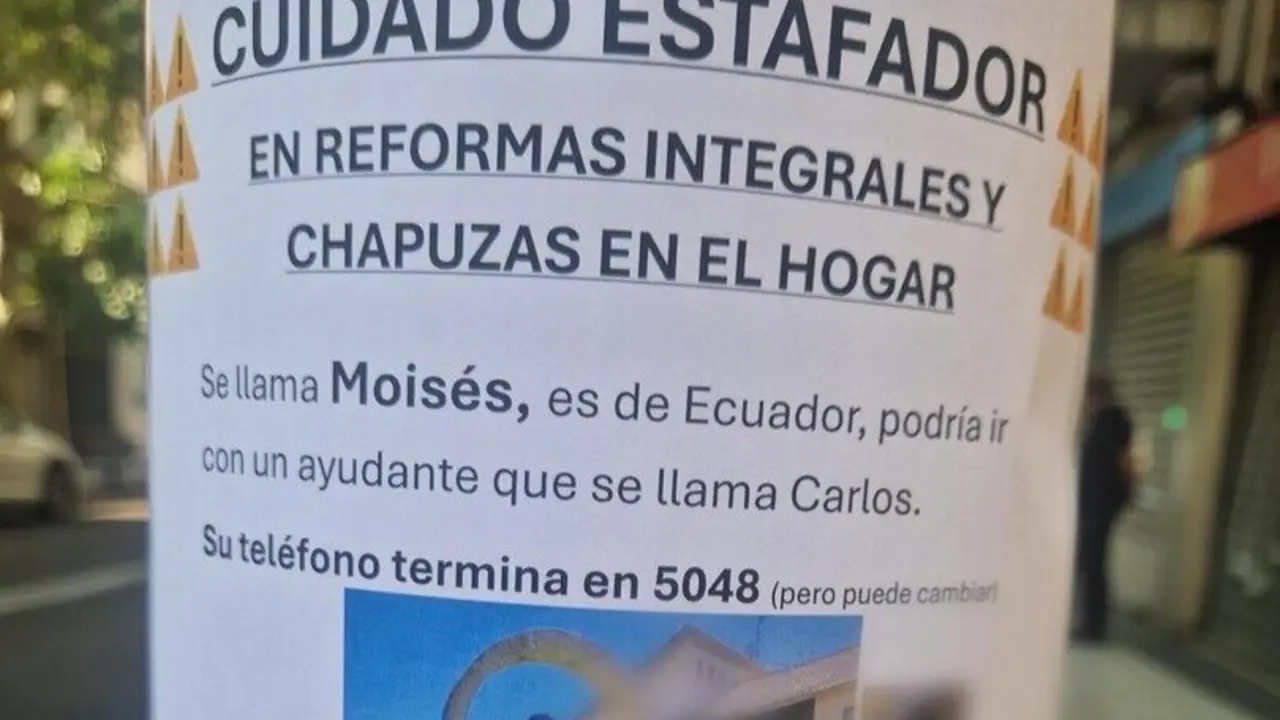 Imagen de uno de los carteles aparecidos en Zaragoza recientemente/ Cedido a H.A.