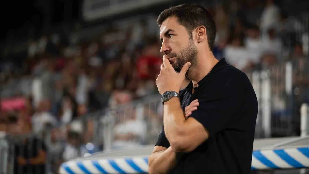 Gabi con el Real Zaragoza / MARCOS CEBRI&Aacute;N