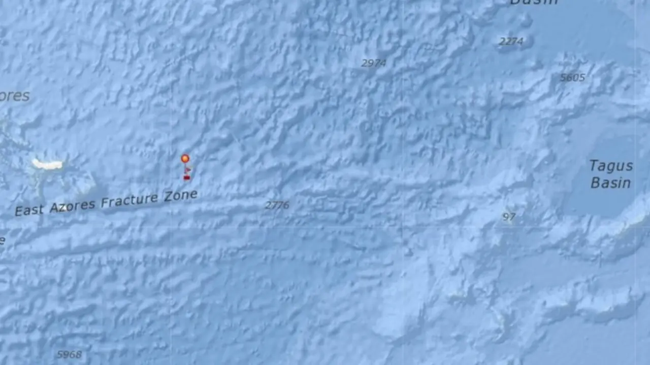 Punto de hundimiento del barco.