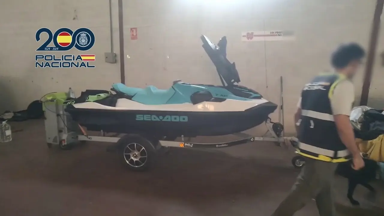 Material intervenido en el marco de la operaci&oacute;n 'Hadid'. / POLIC&Iacute;A NACIONAL
