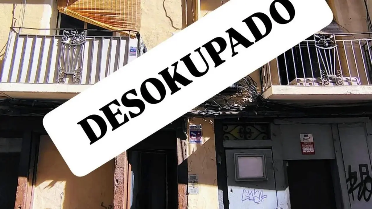 Imagen del bloque desokupado publicado por la asociaci&oacute;n 'Vive el Gancho'/Redes Sociales