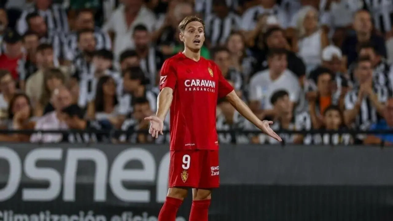 Dani G&oacute;mez en el Castell&oacute;n-Real Zaragoza / LaLiga