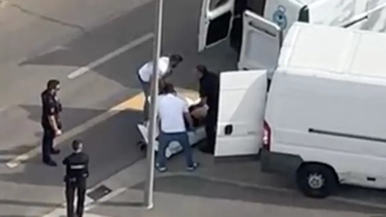 Imagen del momento del hallazgo del cuerpo sin vida. Imagen recabada por HOY ARAG&Oacute;N / HOY ARAG&Oacute;N