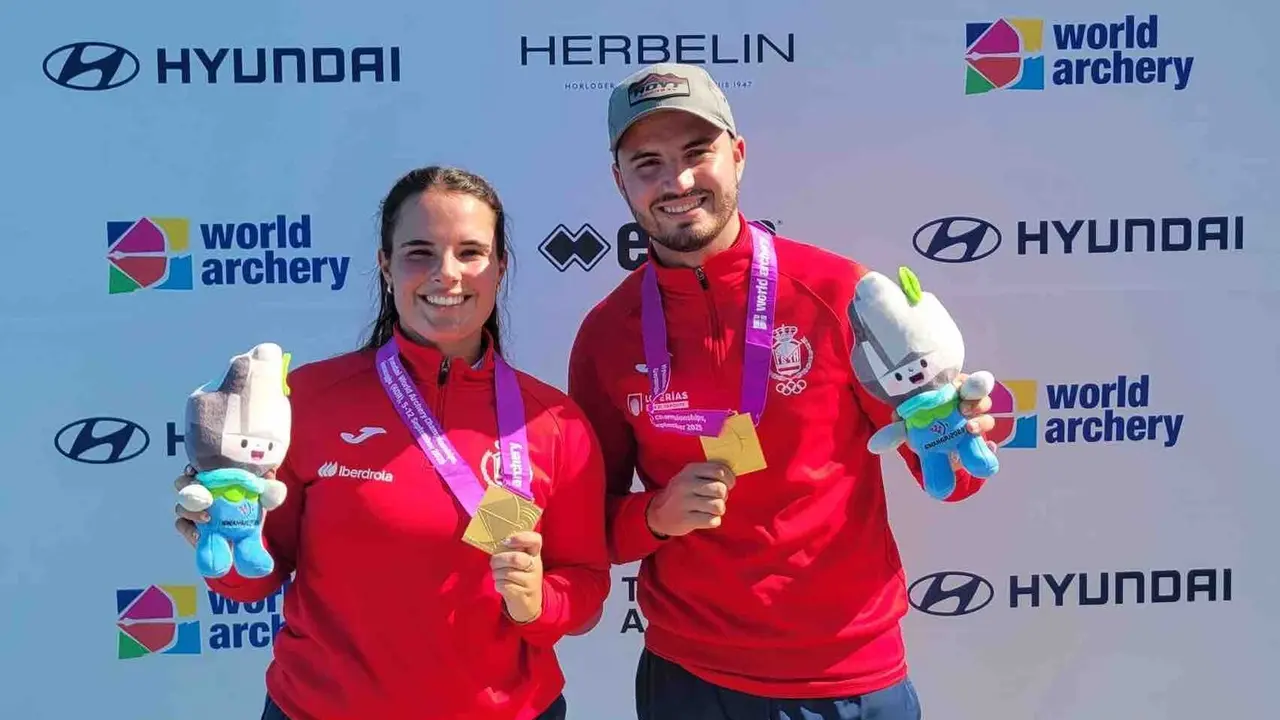 Elia Canales y Andr&eacute;s Temi&ntilde;o / RFETA