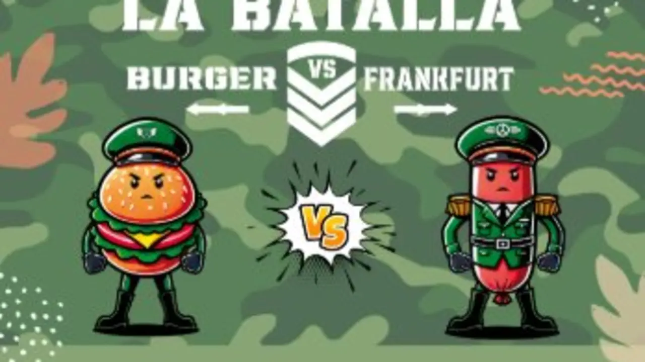 La batalla burguer vs frankfurt