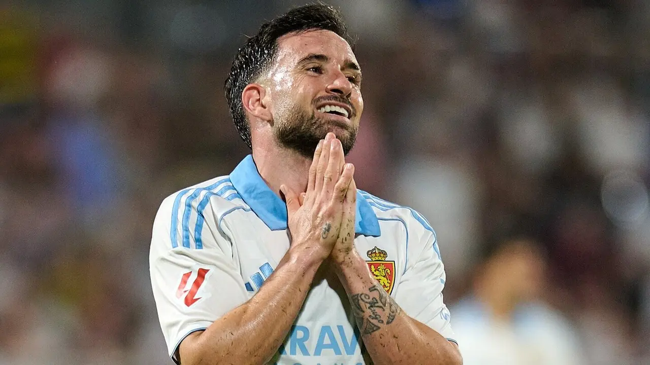 Sebas Moyano durante un partido / Real Zaragoza