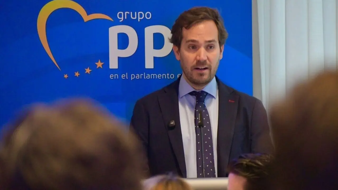 Archivo - El eurodiputado del PP Borja Gim&eacute;nez Larraz.
- PP ARAG&Oacute;N