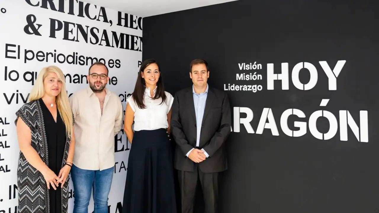 Ana La&iacute;n, directora de Econom&iacute;a Circular de Grupo Querqus, Sergio Fern&aacute;ndez, product manager y responsable de Sostenibilidad de Sphere-Spain, Mar&iacute;a Garc&iacute;a, responsable de l&iacute;nea de sistemas fluido-din&aacute;micos para Energ&iacute;a y Clima en el ITA, C&eacute;sar Fern&aacute;ndez, director general de ARPA