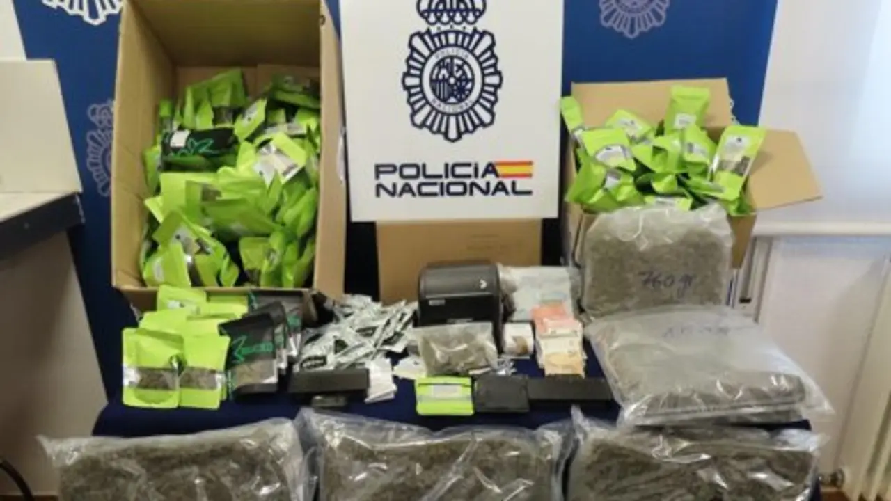 Drogas intervenidas. / POLIC&Iacute;A NACIONAL