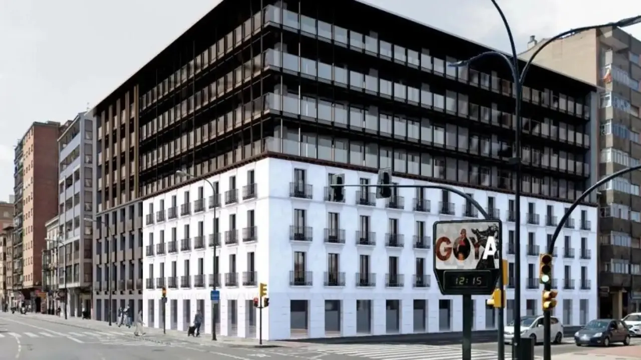 Recreaci&oacute;n del proyecto para el edificio del Caf&eacute; Madrid / Artal