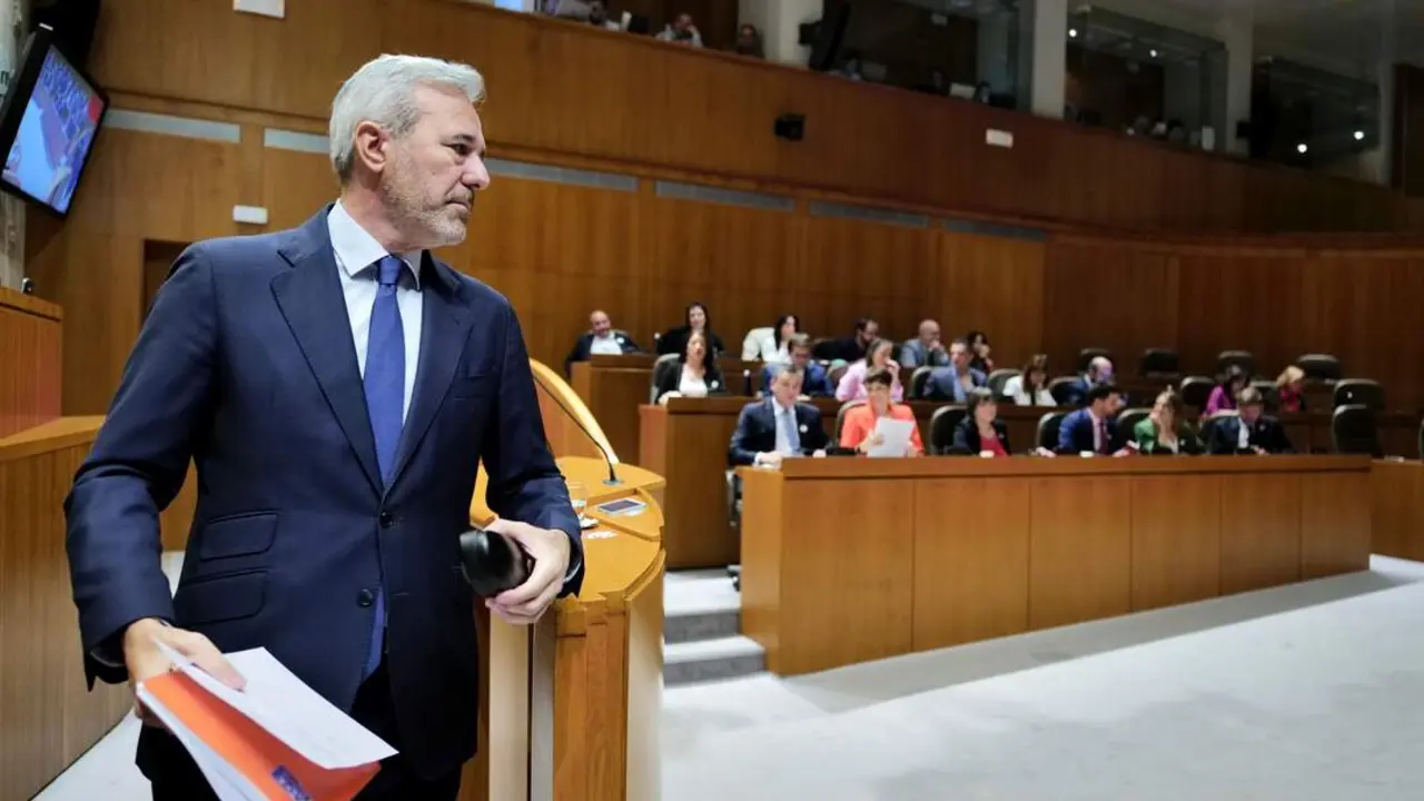 El presidente de Arag&oacute;n, Jorge Azc&oacute;n, en el Debate sobre el estado de la Comunidad