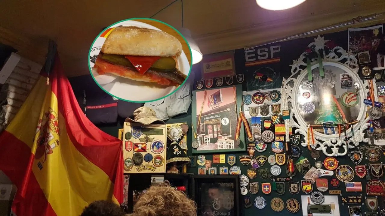 Tapa 'Guardia Civil' de El Cuartelillo del Caim&aacute;n