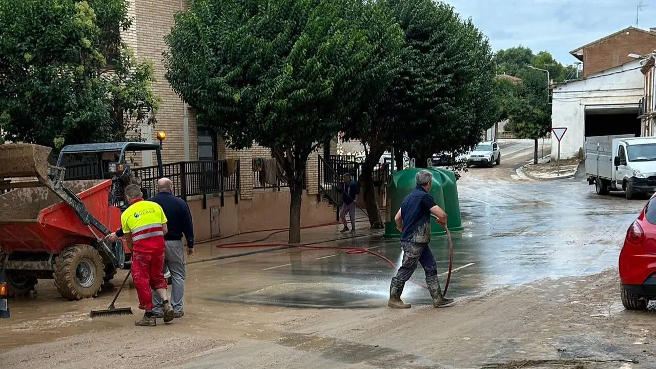 Lluvias en Mar&iacute;a de Huerva este domingo