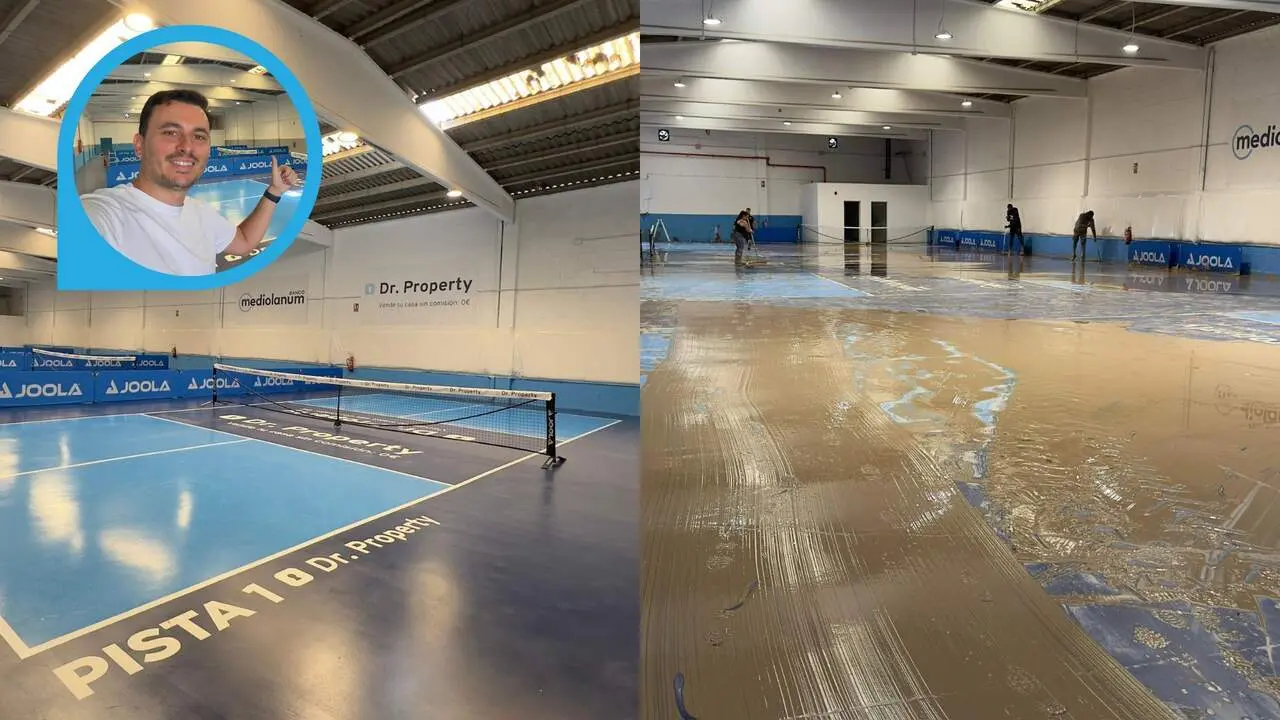 Antes y despu&eacute;s de la tormenta. / Im&aacute;genes cedidas a HOY ARAG&Oacute;N