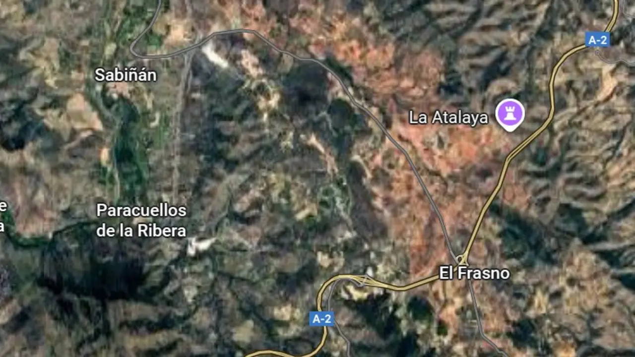 Ubicaci&oacute;n de El Frasno.