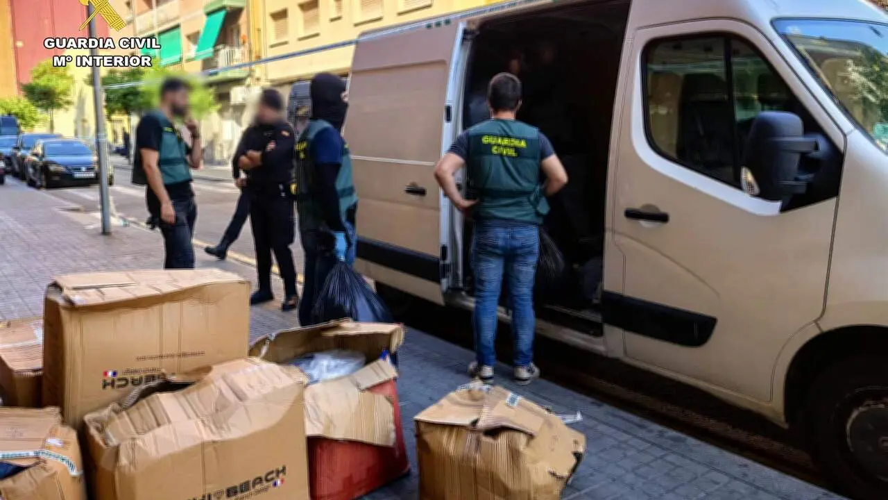 Operaci&oacute;n de la Guardia Civil 'Ordag-Teloners' contra una organizaci&oacute;n criminal dedicada al robo de camiones en Arag&oacute;n, Catalu&ntilde;a y La Rioja. - GUARDIA CIVIL.