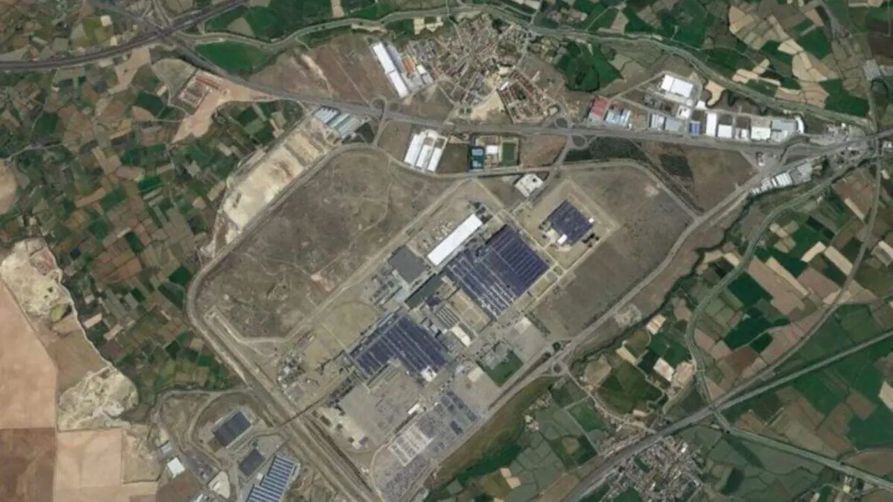 Vista a&eacute;rea del pol&iacute;gono El Pradillo de Pedrola. / AYTO. PEDROLA