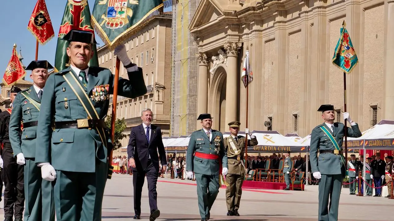 Acto del d&iacute;a de la Patrona de la Guardia Civil ./ Fabi&aacute;n Sim&oacute;n - Gobierno de Arag&oacute;n