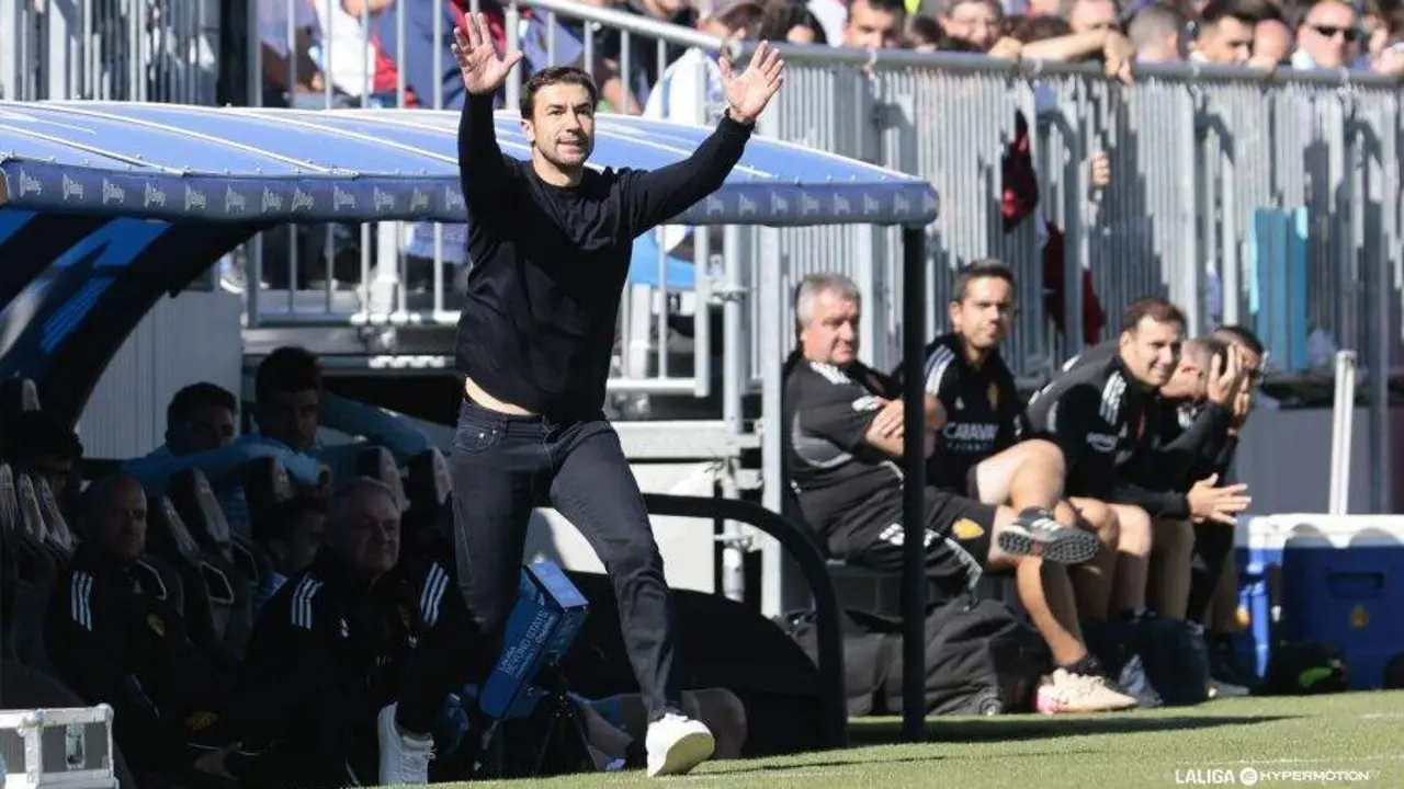 Gabi Fern&aacute;ndez durante el Real Zaragoza-C&oacute;rdoba / LaLiga