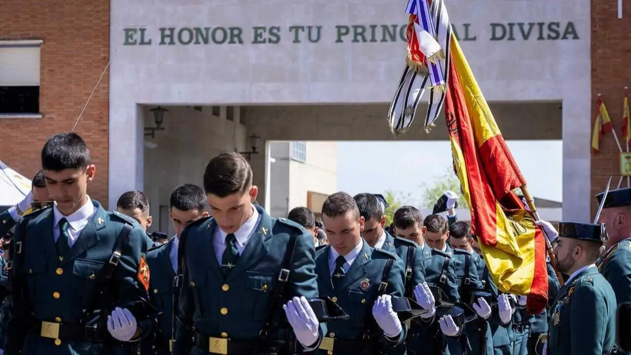 Desfile de la Guardia Civil en honor a su Patrona. Fotograf&iacute;a: Ministerio del Interior.