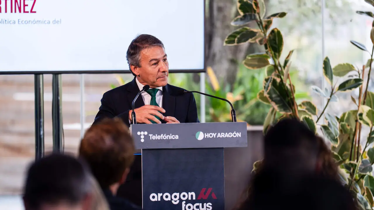 Javier Mart&iacute;nez durante una jornada de 'Arag&oacute;n Focus' /&Aacute;lvaro Calvo para HOY ARAG&Oacute;N