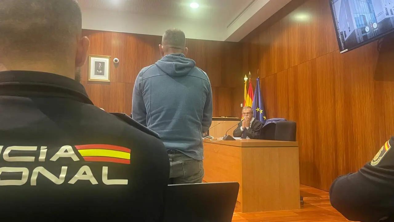 Imagen del acusado durante el juicio en la Audiencia Provincial de Zaragoza/H.A.