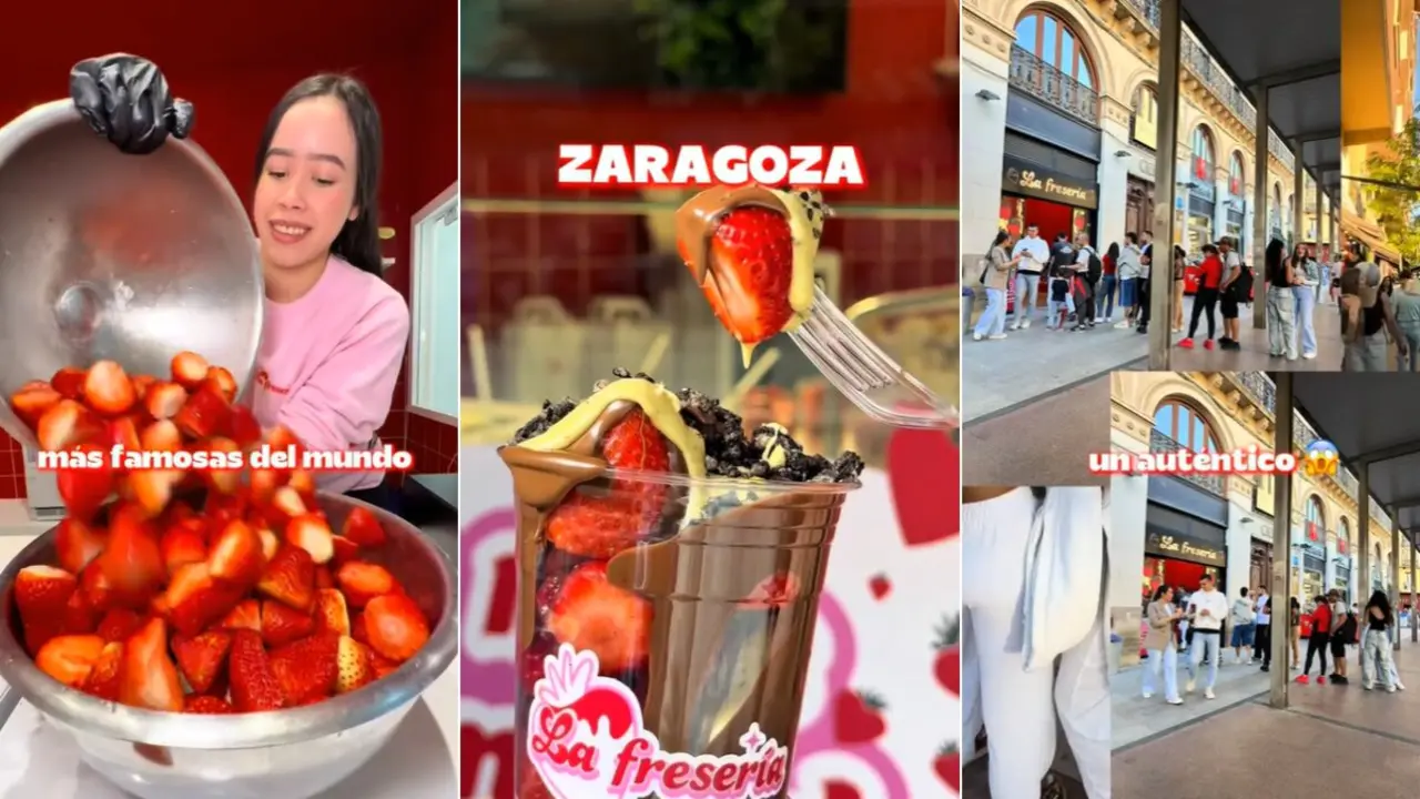 Fragmentos del v&iacute;deo publicado por La Freser&iacute;a en su cuenta de Tiktok