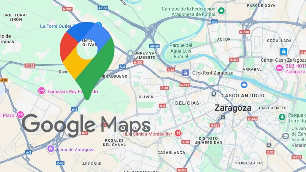 Google Maps en Zaragoza