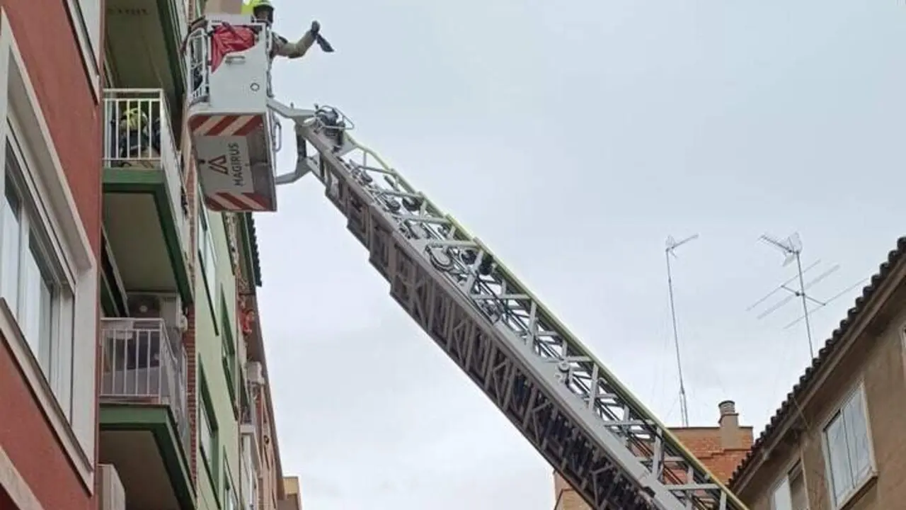 Rescate de los Bomberos de Zaragoza ./ Ayuntamiento de Zaragoza