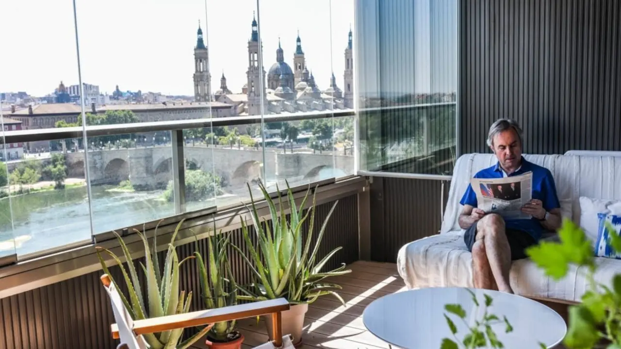 Cortina de cristal Lumon en Zaragoza