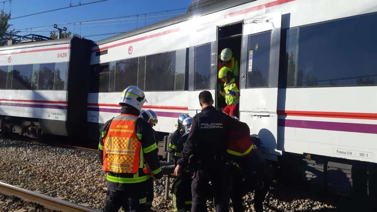 Descarrilamiento de un tren de Cercan&iacute;as en San Fernando de Henares (Madrid).
- EMERGENCIAS 112 COMUNIDAD DE MADRID