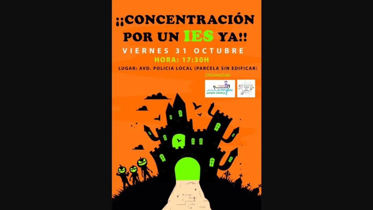 Familias de Parque Venecia se concentrar&aacute;n para exigir la construcci&oacute;n urgente de un IES que garantice la continuidad del alumnado / AMPA CLAROS DEL BOSQUE