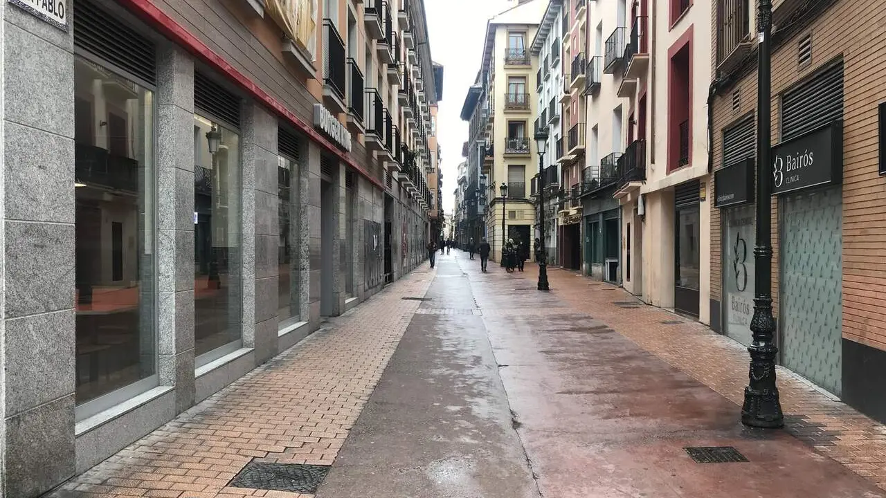 Calle de San Pablo, en el Casco Hist&oacute;rico de Zaragoza. /EP