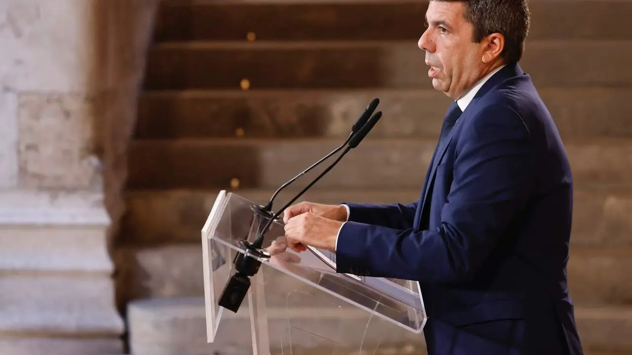 El presidente de la Comunidad Valenciana, Carlos Maz&oacute;n, dimite de su cargo./ EP