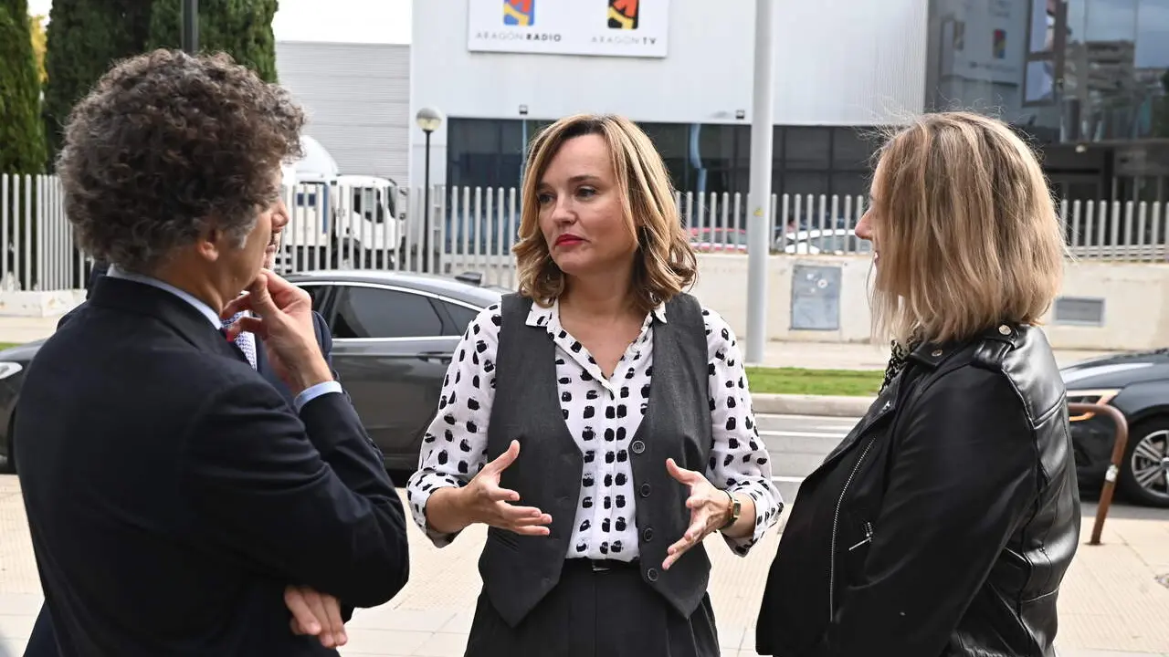 La ministra de Educaci&oacute;n y Deportes, Pilar Alegr&iacute;a, en Zaragoza./ EP