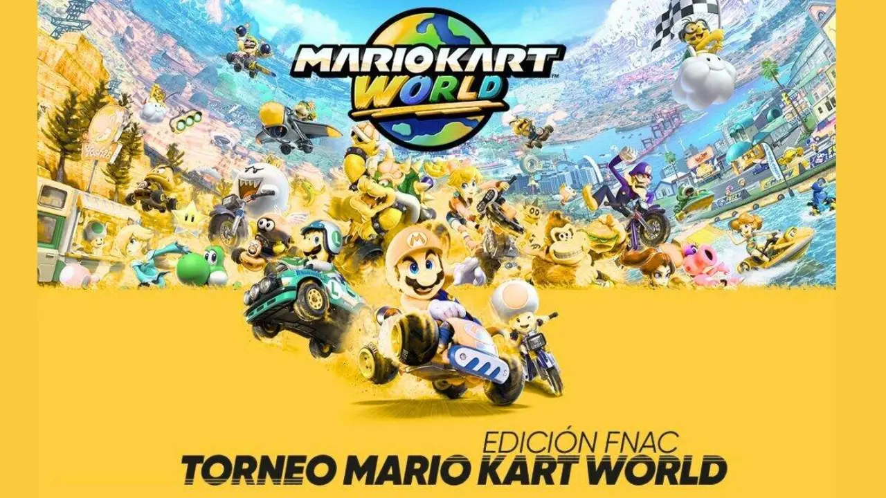 Torneo Mario Kart World edici&oacute;n FNAC. / HA