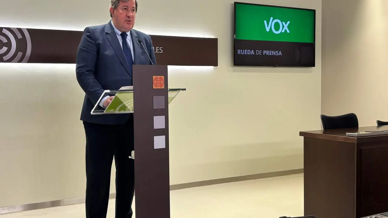 El diputado de Vox en Arag&oacute;n, Juan Vidal./ EP