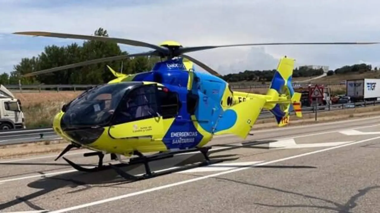 Helic&oacute;ptero medicalizado de Sacyl. / EP