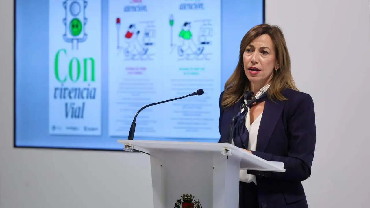 Natalia Chueca, en la presentaci&oacute;n de la campa&ntilde;a. /AZ
