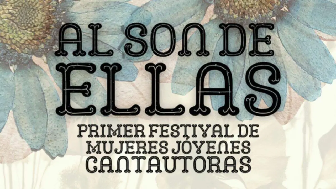 Cartel del Festival de Mujeres Jóvenes 'Al son de ellas', en Zuera. / HA