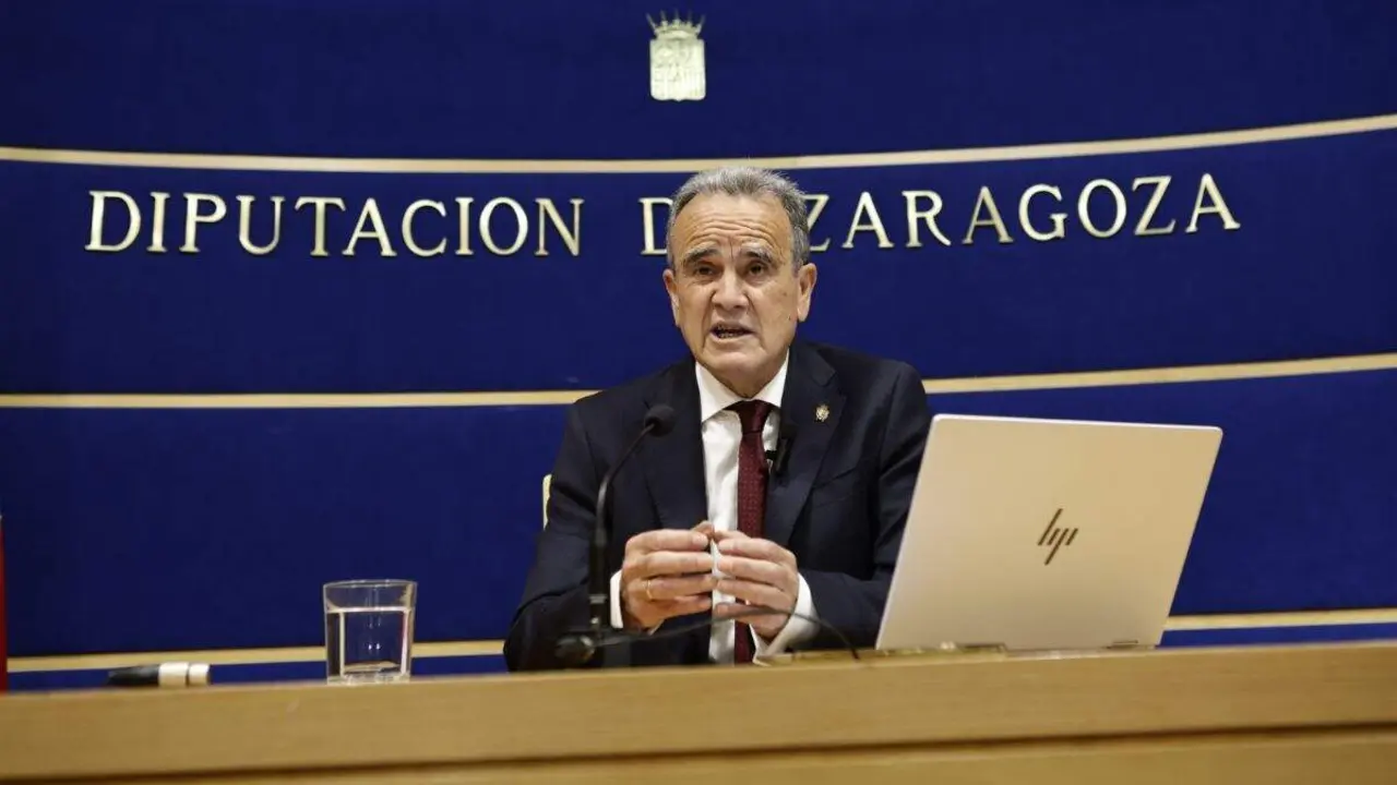 Juan Antonio Sánchez Quero, presidente de la Diputación de Zaragoza. / DPZ
