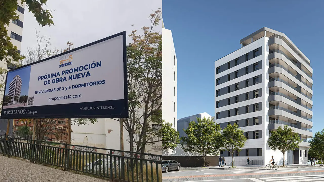 Parcela donde se levantar&aacute; el Edificio Fleta / Grupo Plaza 14