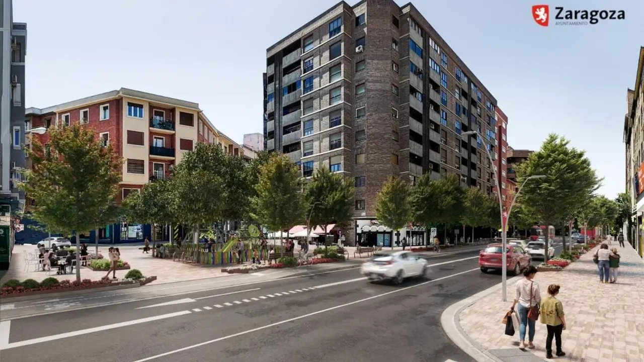 Proyecto en la antigua planta de Alumalsa, en el barrio de San Jos&eacute; de Zaragoza. /AZ