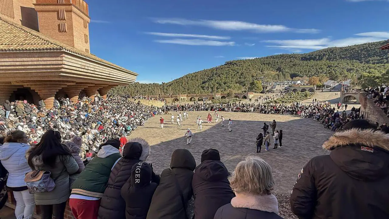 Explanada de Torreciudad este s&aacute;bado en la XIX Fiesta de la Virgen del Quinche.
- TORRECIUDAD