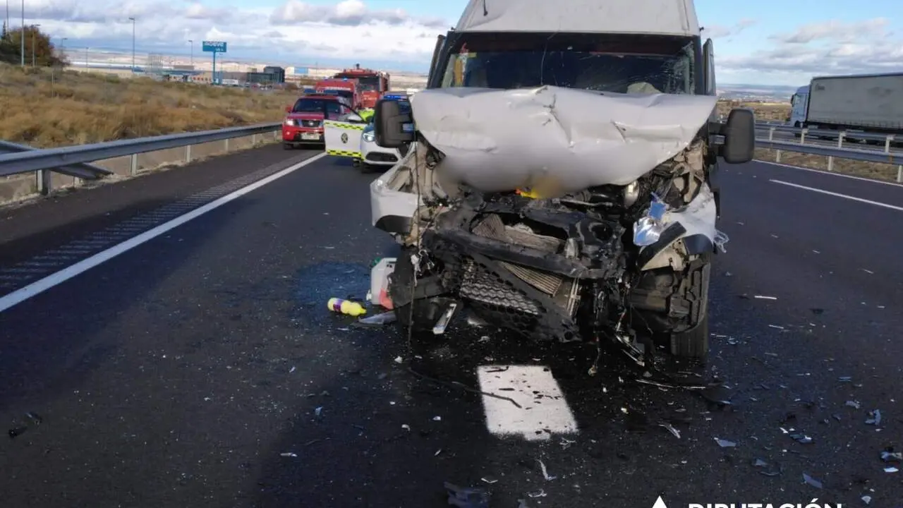 Accidente en la A-2. / DPZ