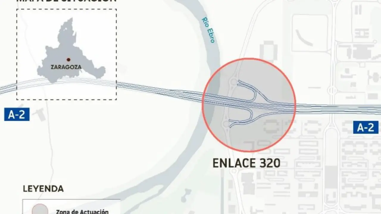 Mapa de actuaci&oacute;n. / MINISTERIO DE TRANSPORTES